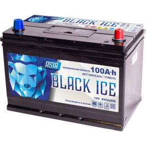 Автомобильный аккумулятор BLACK ICE Pro ASIAo 110D31L 100Ah