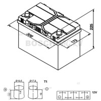 Аккумулятор VARTA Blue Dynamic G7 95 Ач (A/h) обратная полярность - 595404083