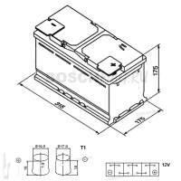 Аккумулятор VARTA Silver Dynamic F18 85 Ач (A/h) обратная полярность - 585200080