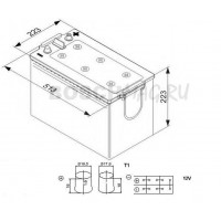 Аккумулятор VARTA Promotive Silver M18 180 Ач (A/h) прямая полярность - 680108100