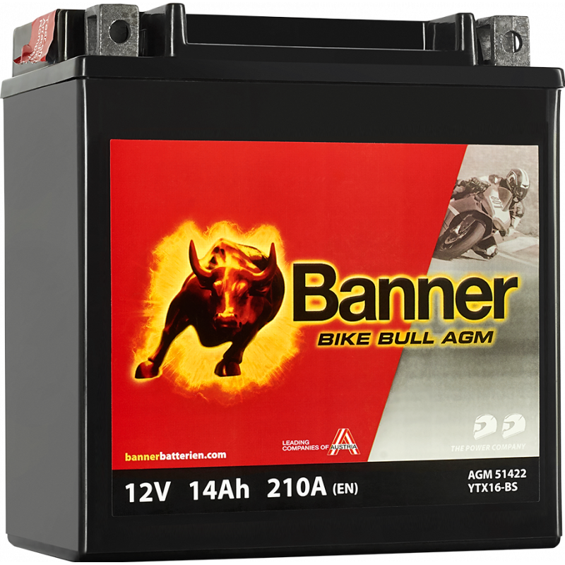 Аккумулятор Bike Bull AGM 514 22 / YTX16-BS