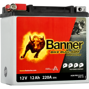 Аккумулятор Bike Bull AGM PROfessional AGM PRO 514 01 / ETX14
