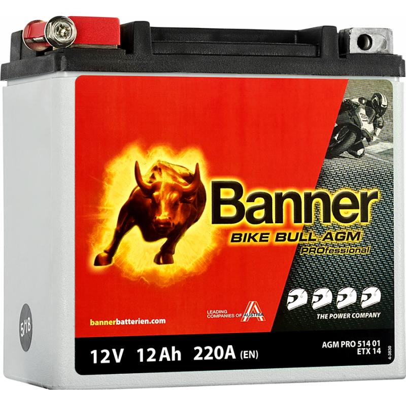 Аккумулятор Bike Bull AGM PROfessional AGM PRO 514 01 / ETX14