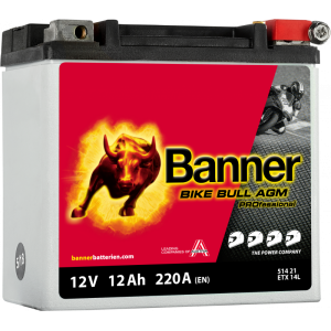 Аккумулятор Bike Bull AGM PROfessional AGM PRO 514 21 / ETX 14L