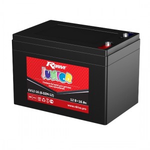 Аккумулятор RDRIVE JUNIOR EV12-16 (6-DZM-12) 12Ач 12В  обратная полярность (0)