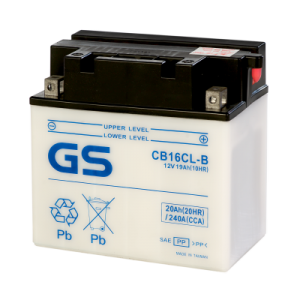 Аккумулятор GS YUASA GS CB16CL-B 19Ач 12В 240А обратная полярность (0)