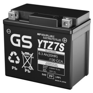 Аккумулятор GS YUASA GS YTZ7S 6Ач 12В 130А обратная полярность (0)