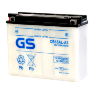 Аккумулятор GS YUASA GS CB16AL-A2 16Ач 12В 200А обратная полярность (0)