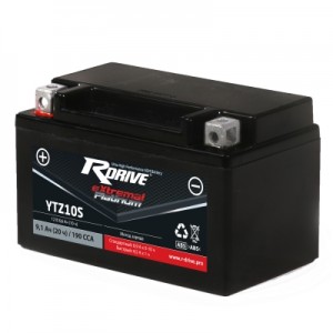 Аккумулятор RDRIVE EXTREMAL PLATINUM YTZ10S 9.1Ач 12В 190А прямая полярность (1)