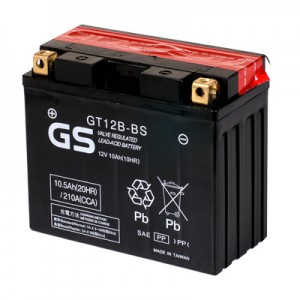Аккумулятор GS YUASA GS GT12B-BS 10Ач 12В 210А обратная полярность (0)