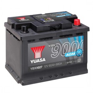 Аккумулятор GS YUASA YUASA YBX9027 60Ач 12В 680А обратная полярность (0)