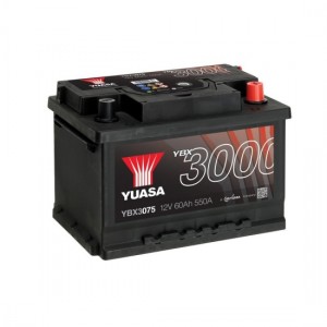 Аккумулятор GS YUASA YUASA YBX3075 60Ач 12В 550А обратная полярность (0)