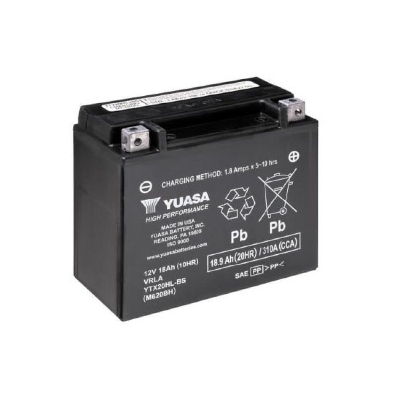 Аккумулятор GS YUASA YUASA YTX20HL-BS-PW 18Ач 12В 310А обратная полярность (0)