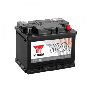Аккумулятор GS YUASA YUASA YBX1027 55Ач 12В 480А прямая полярность (1)