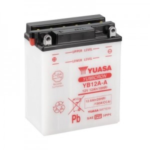 Аккумулятор GS YUASA YUASA YB12A-A 12Ач 12В 150А обратная полярность (0)