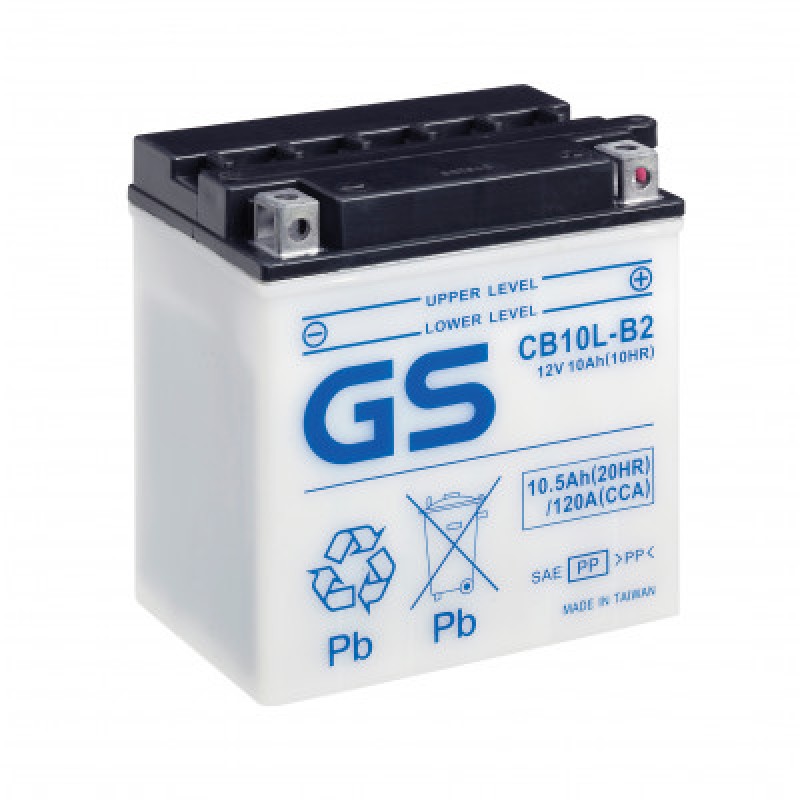 Аккумулятор GS YUASA GS CB10L-B2 10Ач 12В 120А обратная полярность (0)