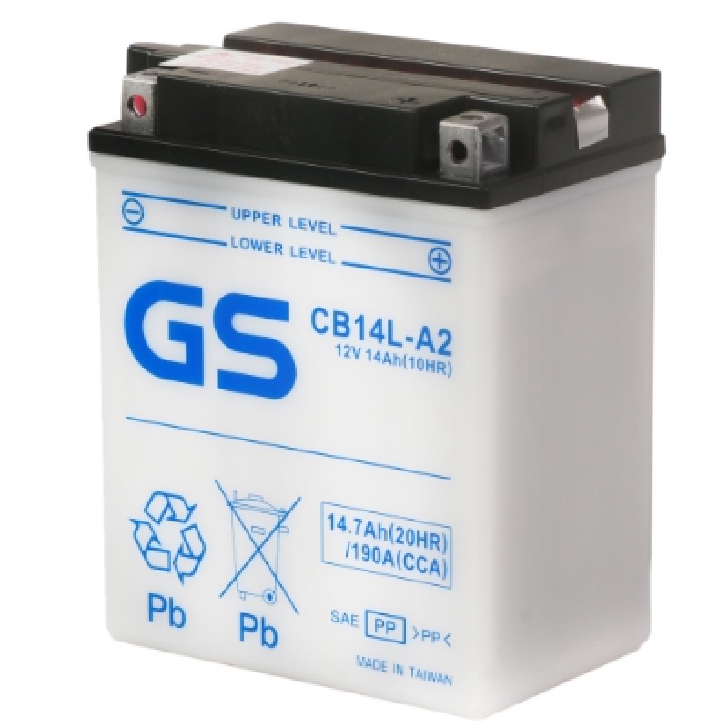 Аккумулятор GS YUASA GS CB14L-B2 14Ач 12В 190А обратная полярность (0)