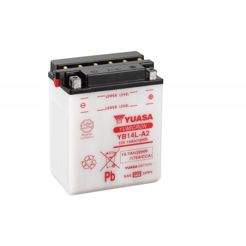 Аккумулятор GS YUASA YUASA YB14L-A2 14Ач 12В 175А обратная полярность (0)