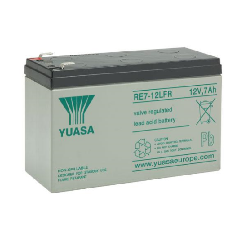 Аккумулятор GS YUASA YUASA RE7-12LFR 7Ач 12В  обратная полярность (0)