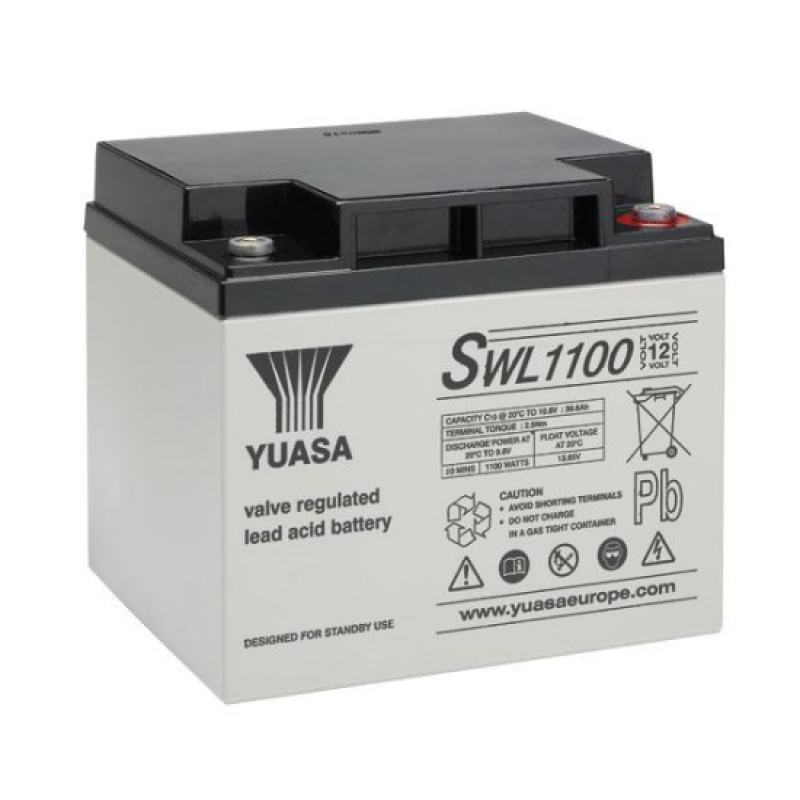 Аккумулятор GS YUASA YUASA SWL1100 40.6Ач 12В  прямая полярность (1)