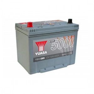 Аккумулятор GS YUASA YUASA YBX5069 75Ач 12В 640А прямая полярность (1)