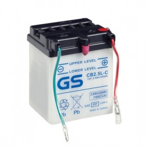 Аккумулятор GS YUASA GS CB2.5L-C 2.5Ач 12В 15А обратная полярность (0)