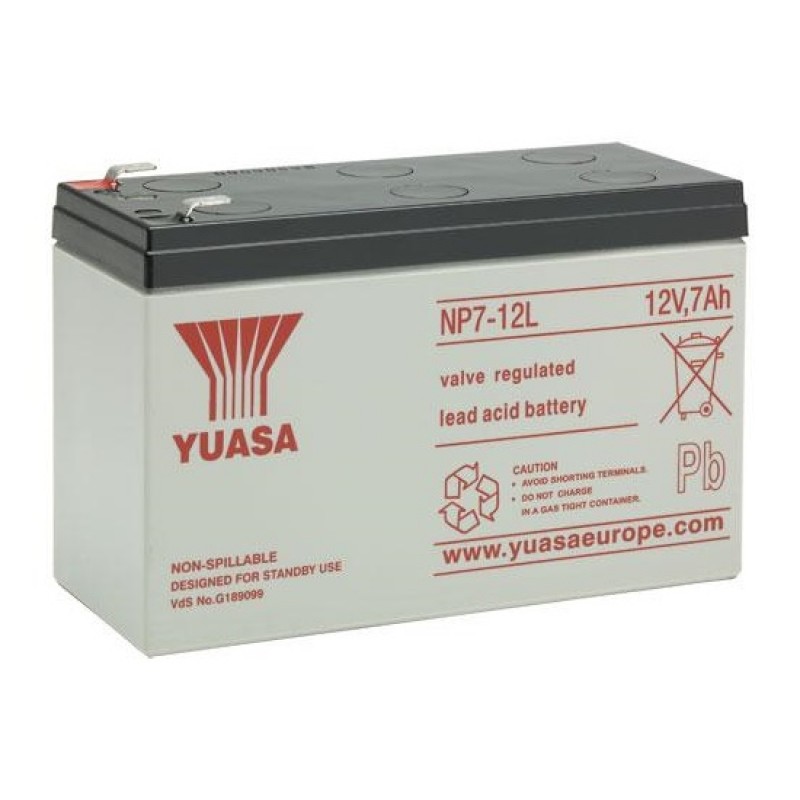 Аккумулятор GS YUASA YUASA NP7-12L 7Ач 12В  прямая полярность (1)