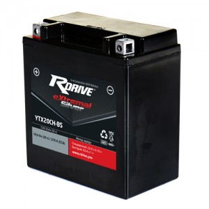 Аккумулятор RDRIVE EXTREMAL SILVER YTX20CH-BS 18.9Ач 12В 270А прямая полярность (1)