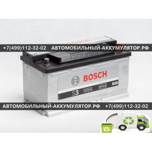 АККУМУЛЯТОР BOSCH 90Ah EN720 о.п.(353х175х190) (S3 013)