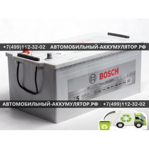 АККУМУЛЯТОР BOSCH 225Ah EN1150 п.п.(518х276х242) (T5 080) (L+)