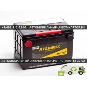 АККУМУЛЯТОР ATLAS  75Ah EN670 п.п.(260х172х180) (MF75-670)