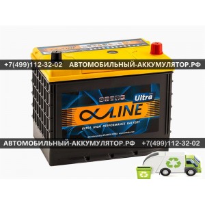АККУМУЛЯТОР ALPHALINE ULTRA  88Ah EN800 о.п.(260x172x220)