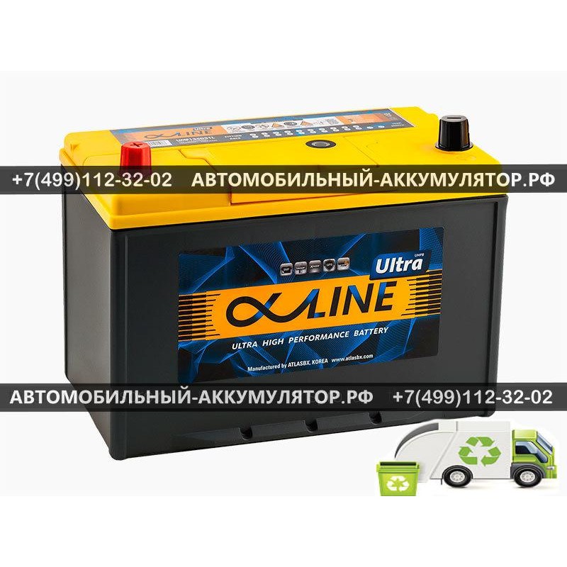 АККУМУЛЯТОР ALPHALINE ULTRA 105Ah EN900 п.п.(302x172x220)