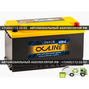 АККУМУЛЯТОР ALPHALINE ULTRA 105Ah EN950 о.п.(352x175x190)
