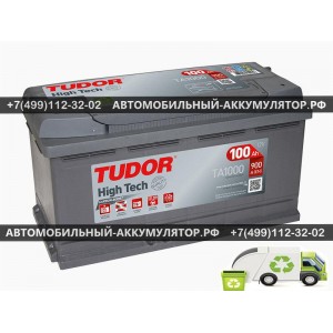 АККУМУЛЯТОР TUDOR High-Tech 100Ah EN900 о.п.(353x175x190) (TA1000)