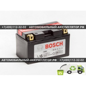 АККУМУЛЯТОР BOSCH МОТО  8Ah EN150 п.п.(150х87х93) (YTZ10S-4/YTZ10S-BS) (Y11) AGM