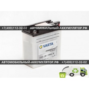 АККУМУЛЯТОР МОТО VARTA  5Ah EN60 о.п.(121х61х131) Funstart Freshpack (12N5-3B/YB5L-B) (Y4)