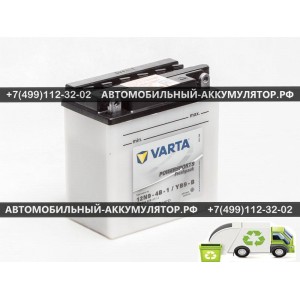 АККУМУЛЯТОР МОТО VARTA  9Ah EN85 п.п.(136х76х134) Funstart Freshpack (12N9-4B-1/YB9-B) (Y6)