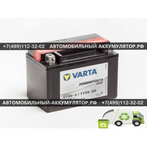 АККУМУЛЯТОР МОТО VARTA  8Ah EN135 о.п.(152х88х106) Funstart AGM (YTX9-4/YTX9-BS) (Y5)