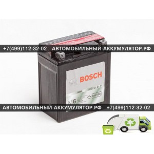 АККУМУЛЯТОР BOSCH МОТО  6Ah EN50 о.п.(114х71х131) (YTX7L-4/YTX7L-BS) (Y5) AGM