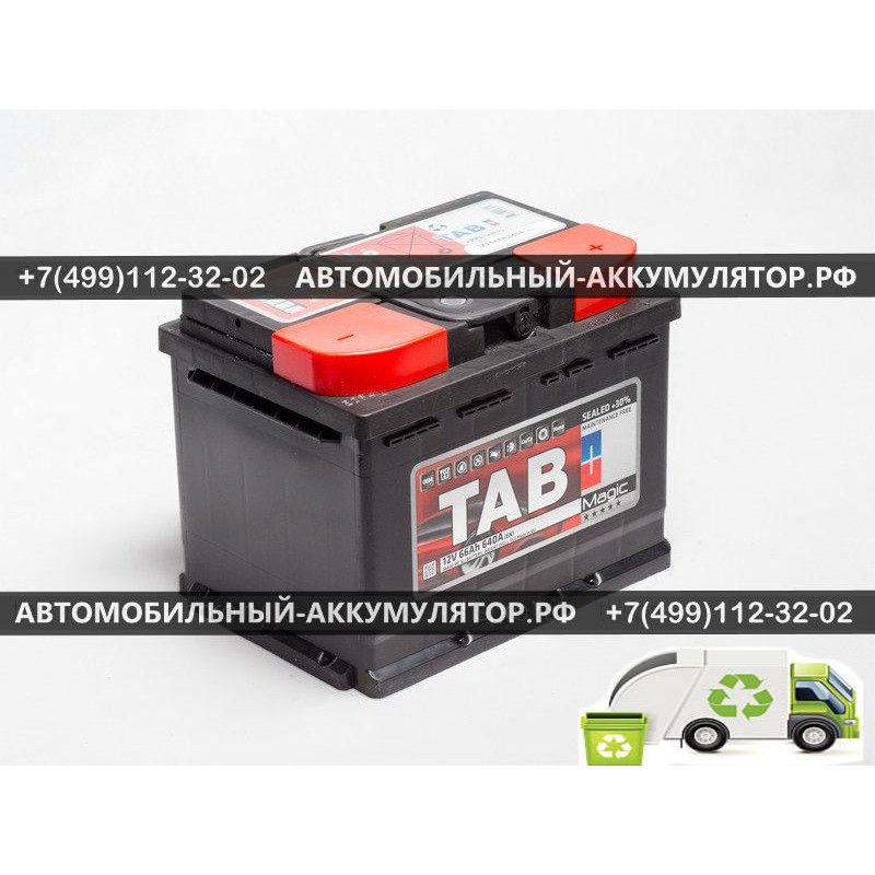 АККУМУЛЯТОР TAB Magic  66Ah EN640 о.п. (242х175х190) (589065, 56600MF, 56649MF)