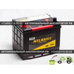 АККУМУЛЯТОР ATLAS  85Ah EN500 п.п.(230х172х220) (MF85R-500) (борт)