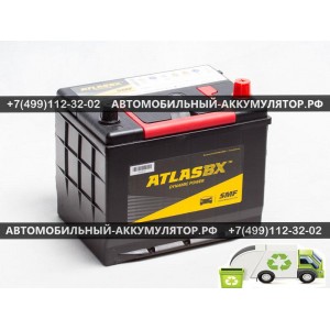 АККУМУЛЯТОР ATLAS  85Ah EN500 о.п.(230х172х220) (MF85-500) (борт)