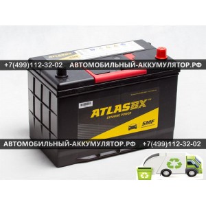 АККУМУЛЯТОР ATLAS 100Ah EN760 о.п.(302х172х220) (MF60045) (борт)