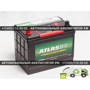 АККУМУЛЯТОР ATLAS  72Ah EN630 п.п.(257х172х220) (MF90D26R)
