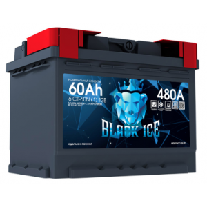 Аккумулятор BLACK ICE CLASSIC 6СТ-60.1 прямая (1) полярность