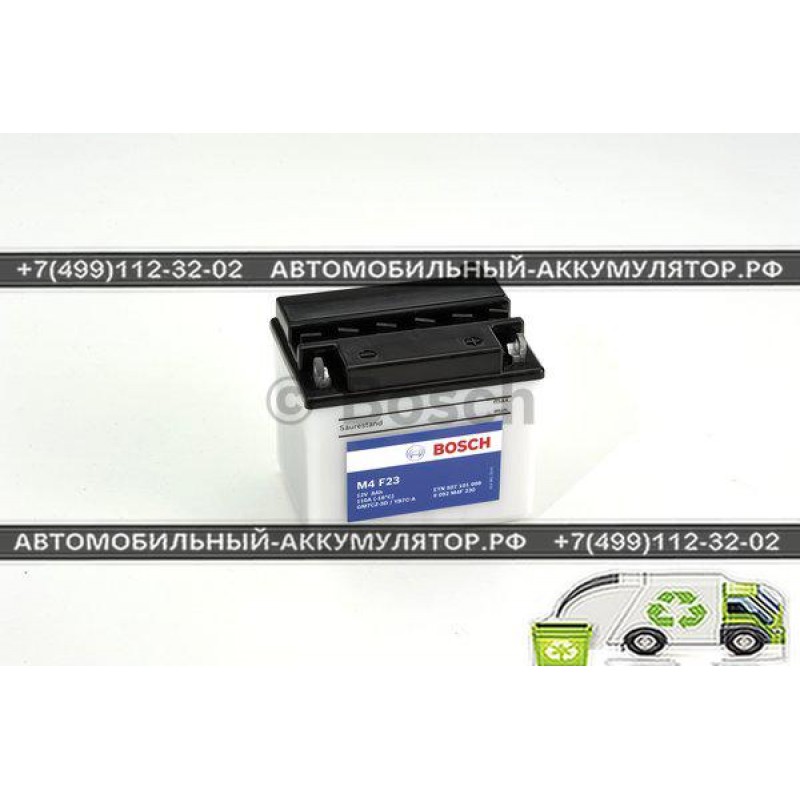 Аккумулятор BOSCH MOBA M4 F23 0092M4F230 7 Ач (A/h) - 507101008