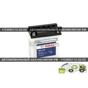 Аккумулятор BOSCH M4 F25 MOBA 0092M4F250 9 Ач (A/h) - 509014008