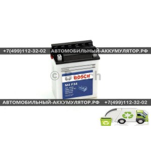 АККУМУЛЯТОР BOSCH МОТО M4 F34  0092M4F340 14Ач (A/h) - 514011014 / YB14L-A2