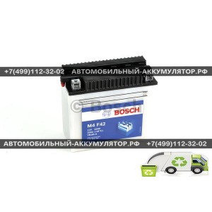 АККУМУЛЯТОР BOSCH МОТО M4 F42  0092M4F420 18Ач (A/h) - 518015018 / YB18L-A